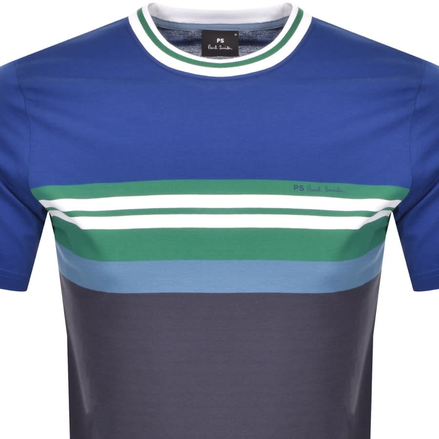Alternative Image for ProductPS By Paul Smith Regular Fit T Shirt Blue2